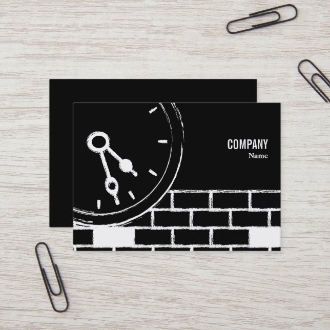 Tarjeta de presentación de reloj (Anverso/Reverso In Situ)