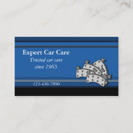 Tarjeta de presentación de reparación de automóvil