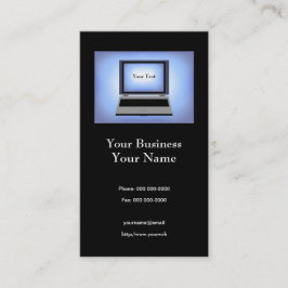 Tarjeta de presentación de reparación de equipos