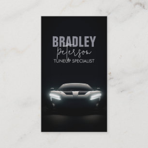 Tarjeta de presentación de reparación mecánica de