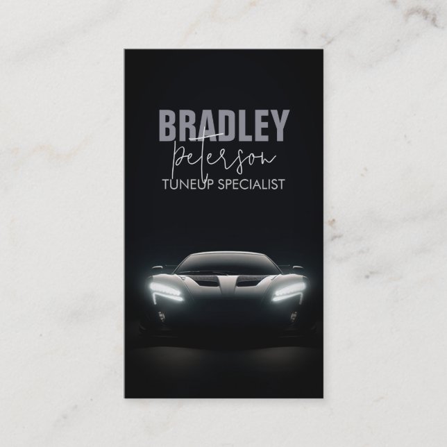 Tarjeta de presentación de reparación mecánica de  (Anverso)