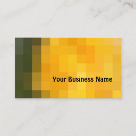 Tarjeta de presentación de resumen de Naranja bril