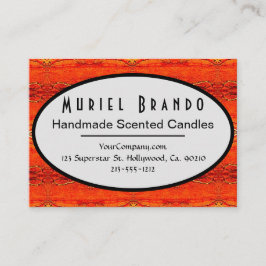 Tarjeta de presentación de Rustic Candle Company
