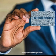 Tarjeta de presentación de Sapphire Leaf