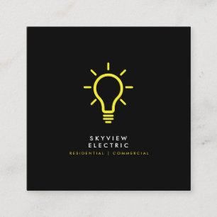 Tarjeta de presentación de servicios de contratist