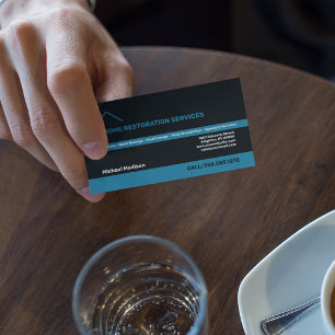 Tarjeta de presentación de Servicios de restauraci