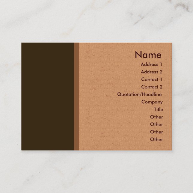 Tarjeta de presentación de servicios de traducción (Anverso)