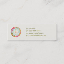Tarjeta de presentación de símbolos Lotus y Om