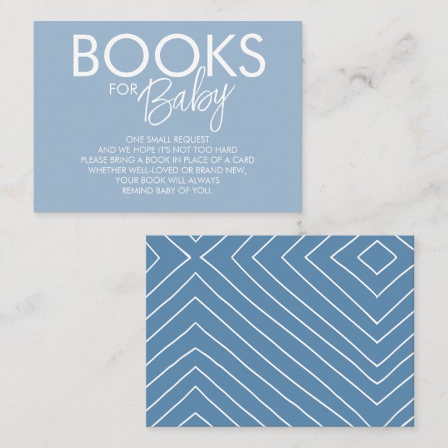 Tarjeta de presentación de solicitud de libro azul (Anverso / Reverso)