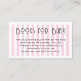 Tarjeta de presentación de solicitud de libro de B