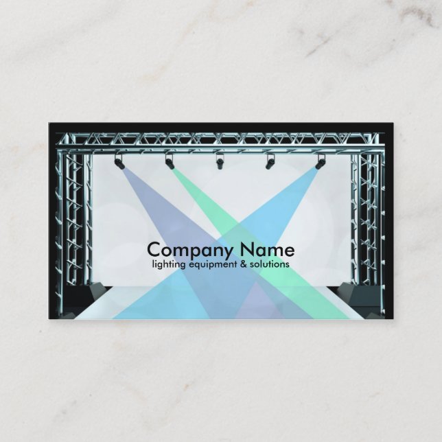 Tarjeta de presentación de soluciones y equipos de (Anverso)