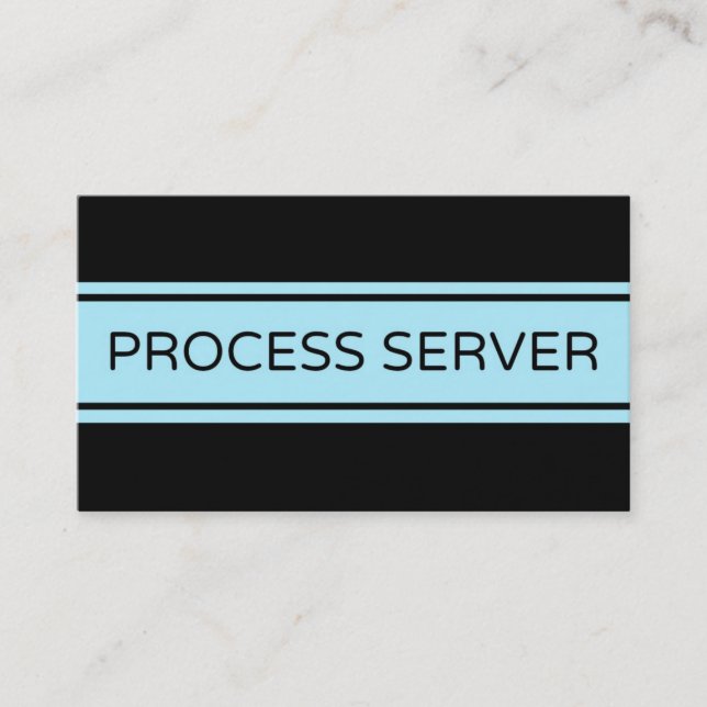 Tarjeta de presentación de Stripe de servidor de p (Anverso)