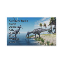 Tarjeta de presentación de Suchomimus Dinosaurs