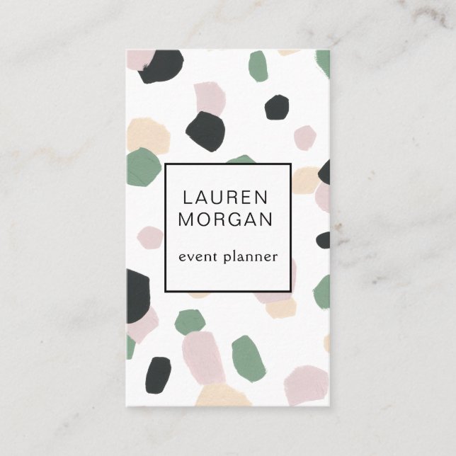 Tarjeta de presentación de sueño minimalista (Anverso)