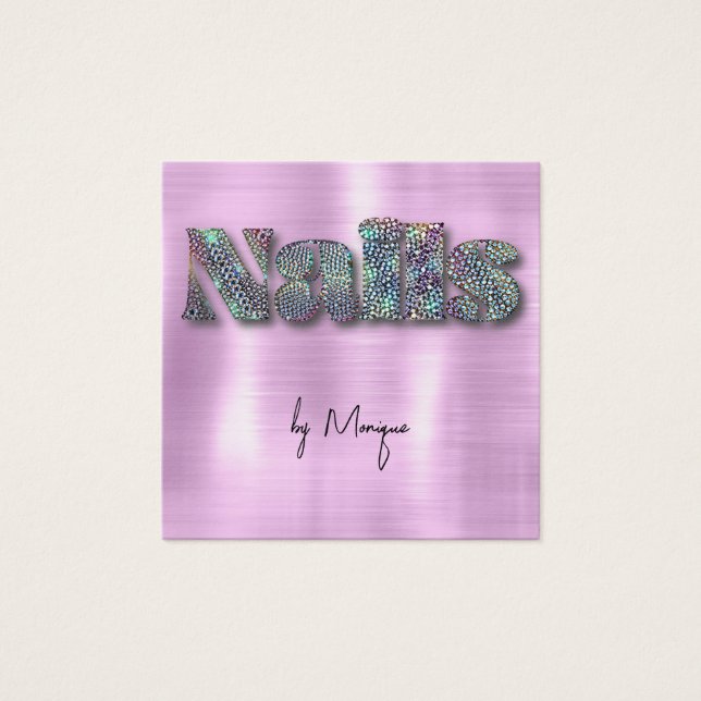 Tarjeta de presentación de tarjetas Holográficas p (Anverso)