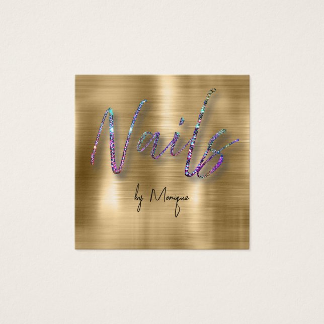 Tarjeta de presentación de tarjetas Holográficas p (Anverso)