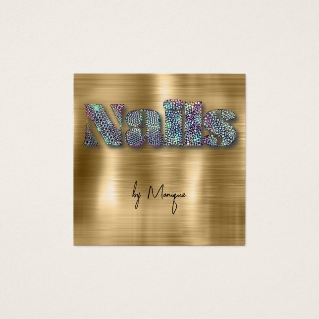 Tarjeta de presentación de tarjetas Holográficas p (Anverso)