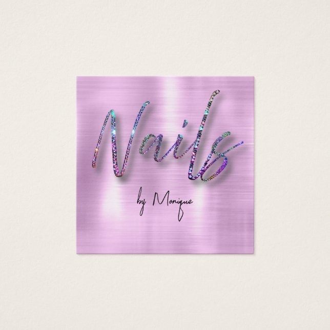 Tarjeta de presentación de tarjetas Holográficas p (Anverso)