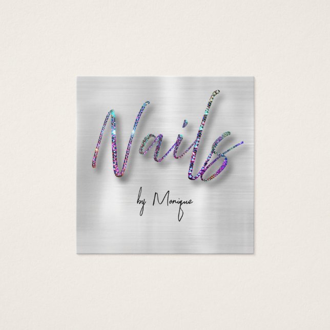 Tarjeta de presentación de tarjetas Holográficas p (Anverso)