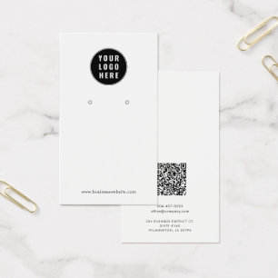 Tarjeta de presentación de tarjetas QR para tarjet