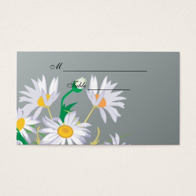 Tarjeta de presentación de tarjetas Summer Daisies (Frente)