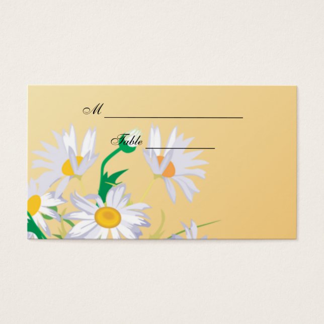 Tarjeta de presentación de tarjetas Summer Daisies (Frente)
