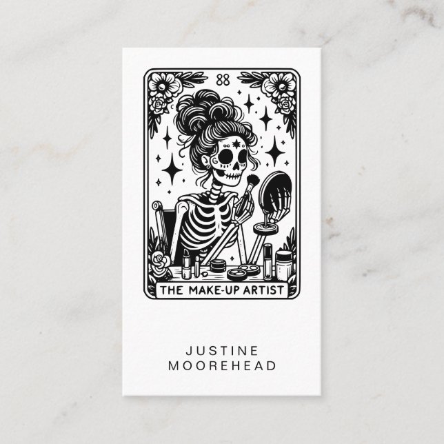 Tarjeta de presentación de Tarot (Anverso)