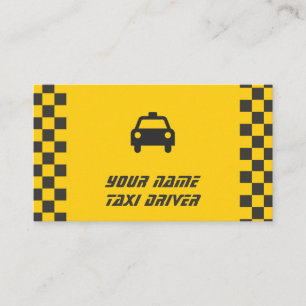 Tarjeta de presentación de Taxi Service