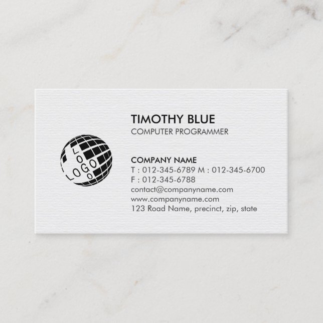 Tarjeta de presentación de tecnología para program (Anverso)