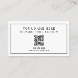 Tarjeta de presentación de texto personalizado con