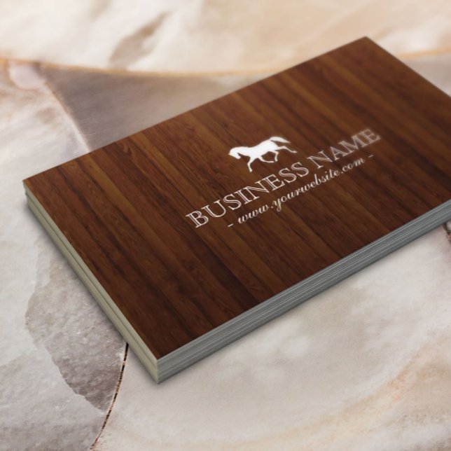 Tarjeta de presentación de textura de madera oscur (Subido por el creador)