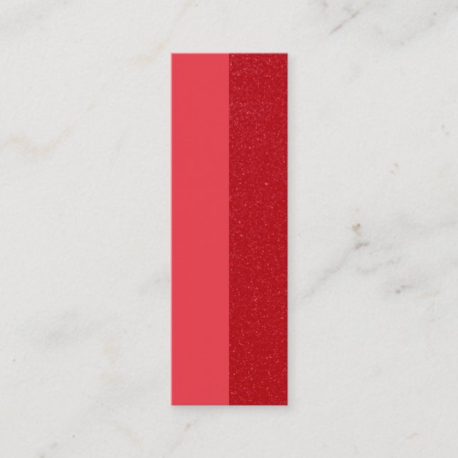Tarjeta de presentación de textura de rojo tomate  (Anverso)