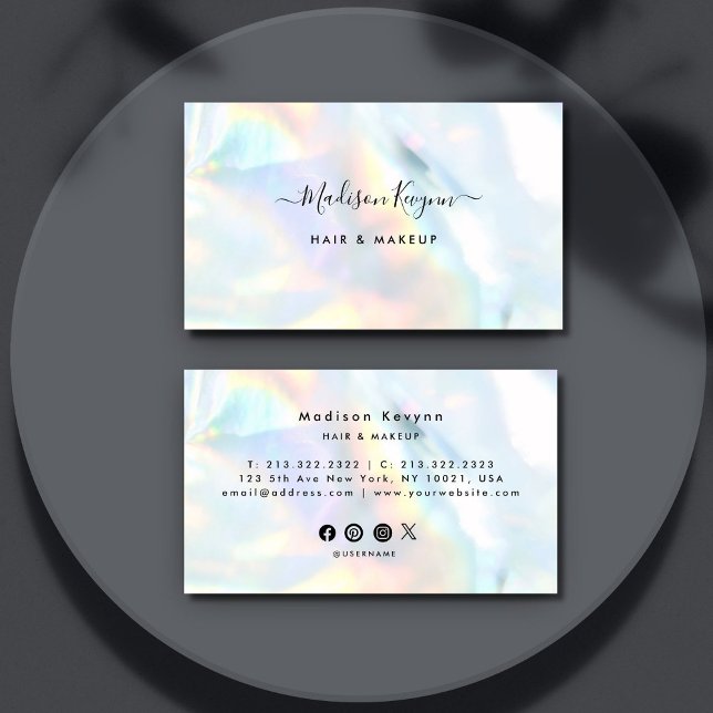 Tarjeta de presentación de textura óptica Gemstone (Subido por el creador)