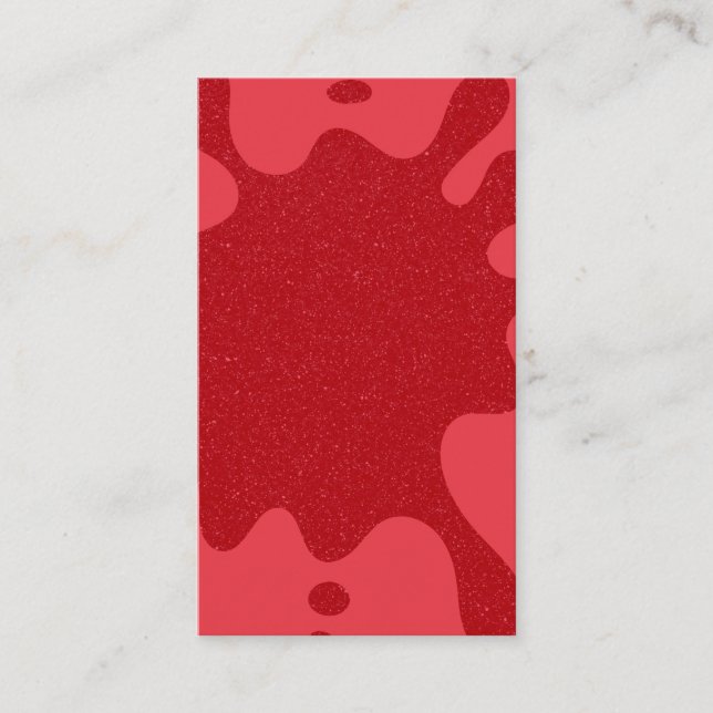 Tarjeta de presentación de textura Tomato Red Spla (Anverso)