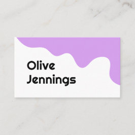 Tarjeta de presentación de un resumen moderno