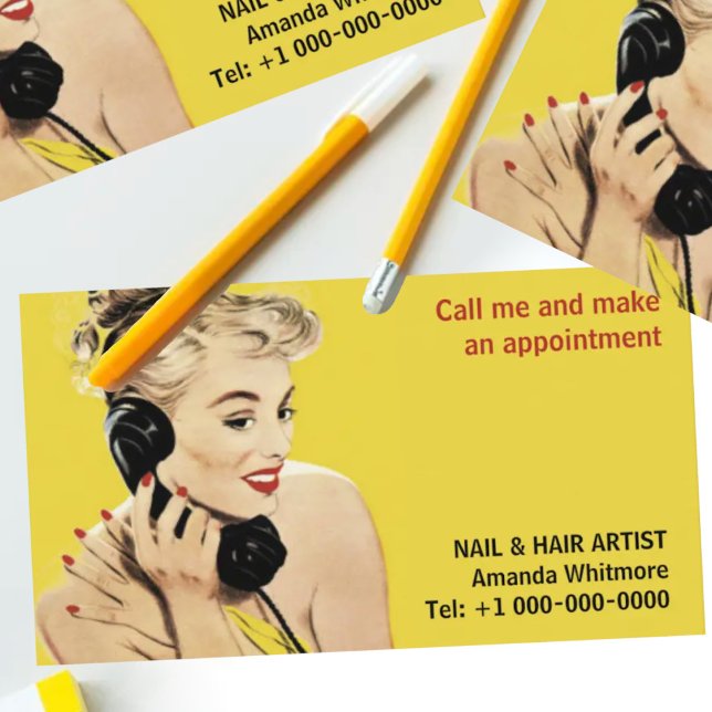 tarjeta de presentación de uñas para el cabello de (Subido por el creador)