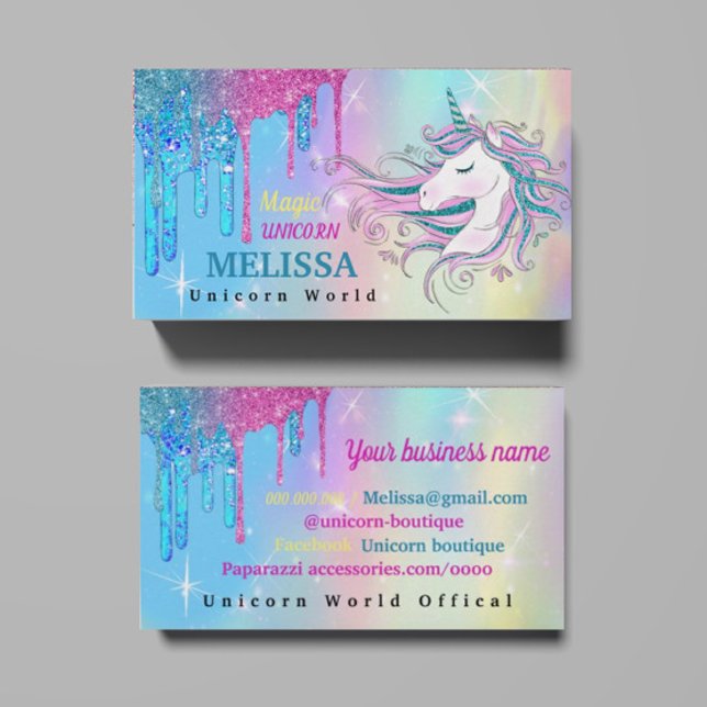 Tarjeta de presentación de Unicorn (Subido por el creador)