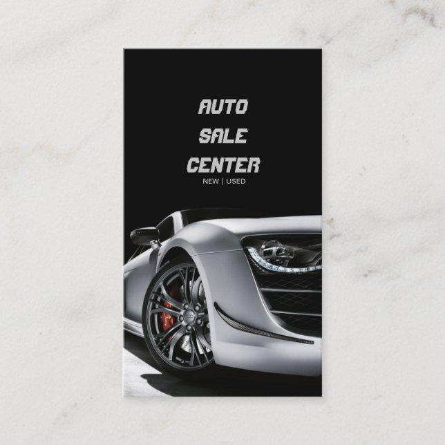Tarjeta de presentación de venta automática de coc (Anverso)