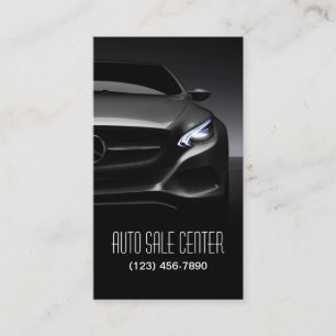 Tarjeta de presentación de venta automática de coc