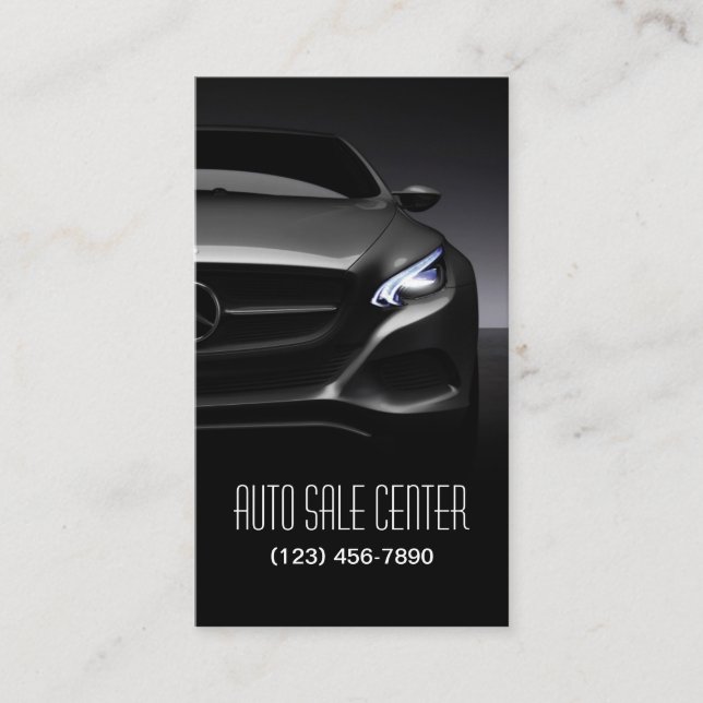 Tarjeta de presentación de venta automática de coc (Anverso)