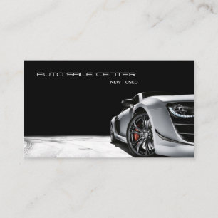 Tarjeta de presentación de ventas y venta automáti