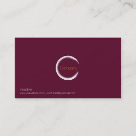 Tarjeta de presentación de vino rojo