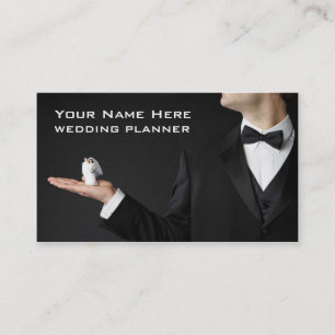 Tarjeta de presentación de Wedding Planner