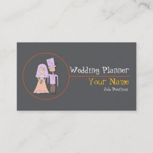 Tarjeta de presentación de Wedding Planner