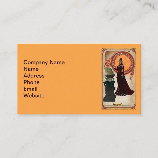 Tarjeta de presentación de Witch Card (Anverso)
