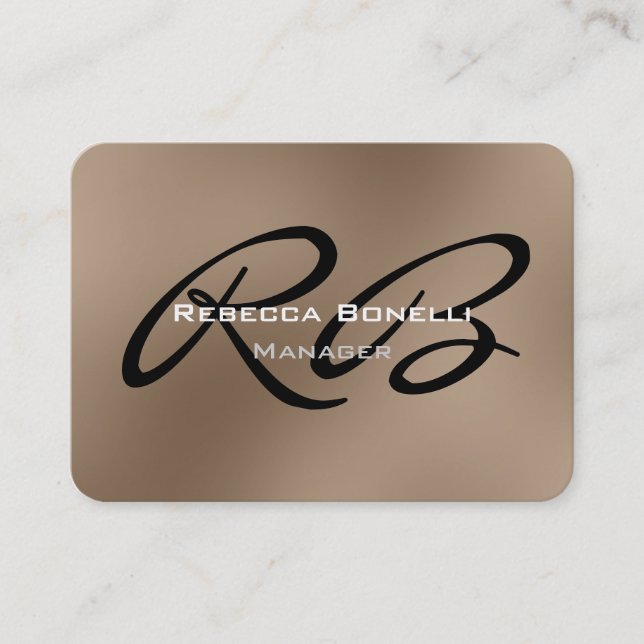 Tarjeta de presentación del Administrador de esqui (Anverso)