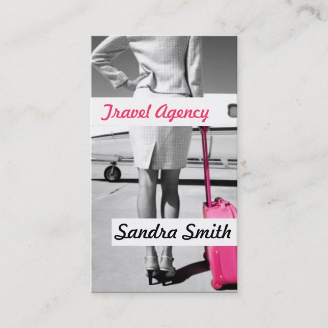 Tarjeta de presentación del agente de la agencia d (Anverso)