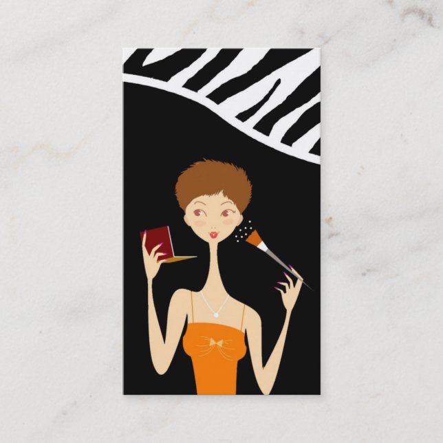 Tarjeta de presentación del Chica de la tienda de  (Anverso)