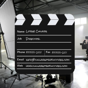 tarjeta de presentación del director