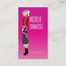 Tarjeta de presentación del Diseñador de moda